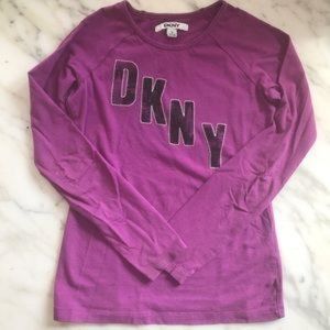 Purple DKNY Long Sleeve T-shirt